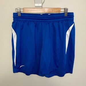 Men’s Nike Athletic Shorts, size large, 7” inseam, Royal blue and white